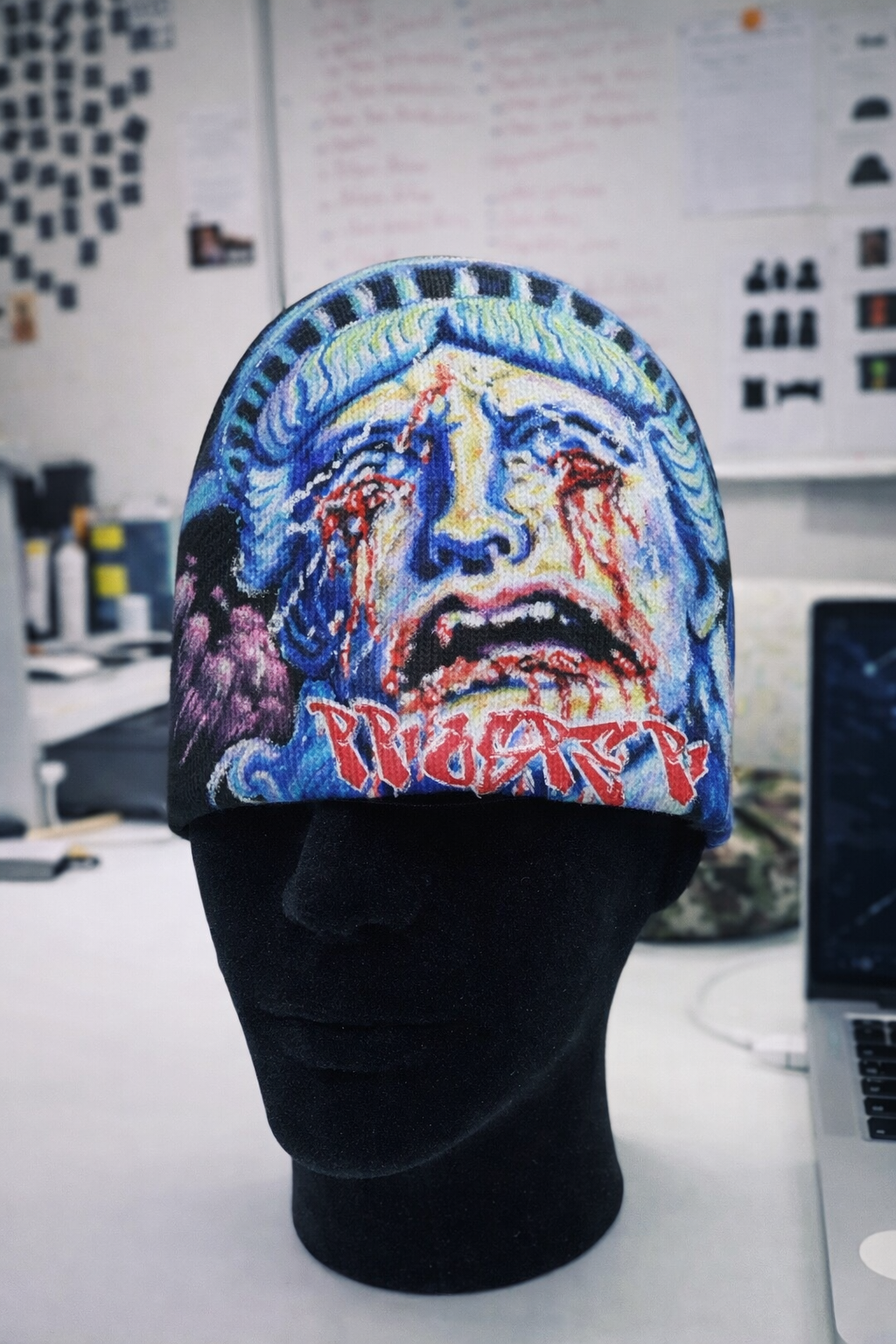 Distressed liberty Beanie